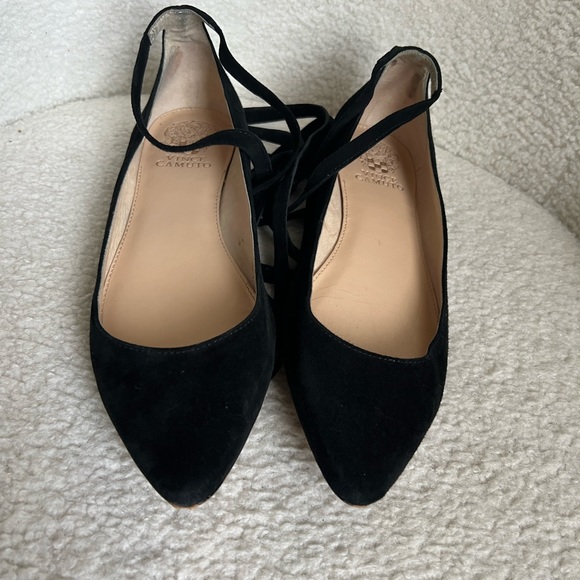 Vince Camuto long strap flats - Picture 2 of 9